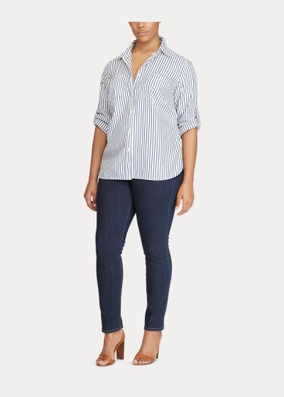 Camisa Ralph Lauren Striped Algodão Mulher 18347-EISC